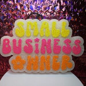 Colorful Small Business Owner Car Freshie